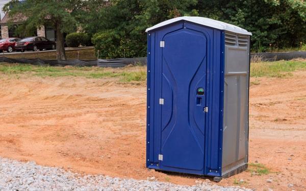 short-term portable restrooms are commonly rented for construction sites